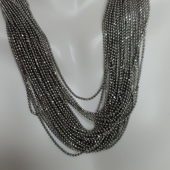 Express silver string chains Necklace - Picture 2 of 7